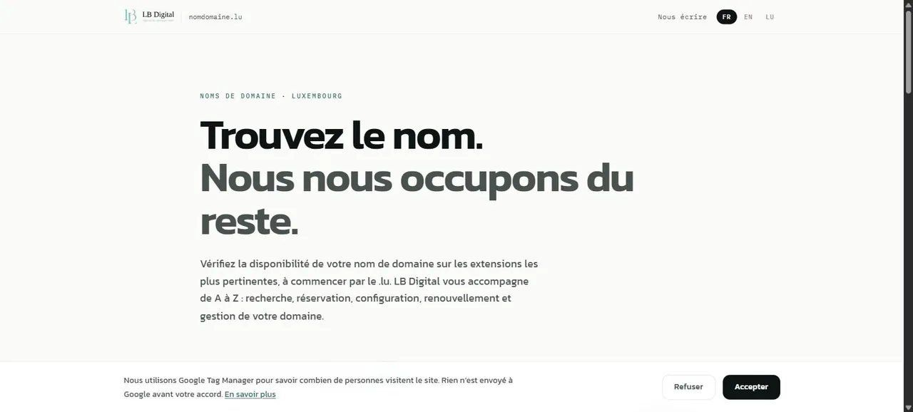 Noms de domaine